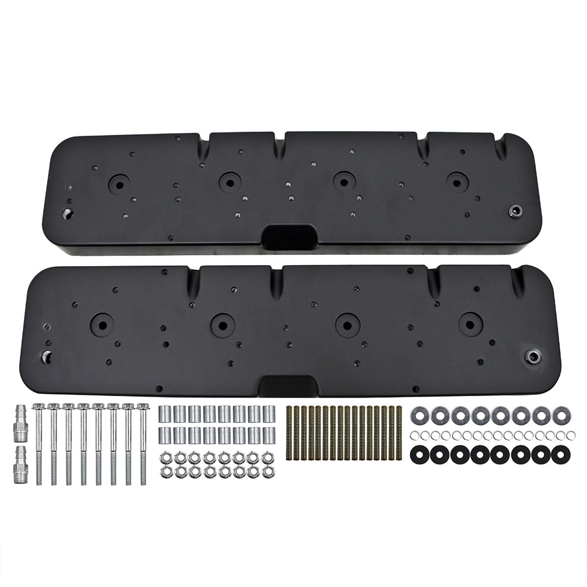 Fits 195886 Chevy LS Coil Valve Covers Adapter Kit Black 3