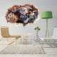 thumbnail image 2 of Pegatina de pared 3D Breaking Wall Zootopia Judy Nick para la decoración de la habitación, 11 Afortunado Sencillez, 2 of 2