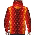 thumbnail image 5 of Hoodies for Men - cool Red Dragon Skin scale Long Sleeve Comfrt Men'S Fashion Hoodies & Sweatshirts, Sweatshirts for Men Hoodies Pullover Clothing Clothes with Pouch, 5 of 7