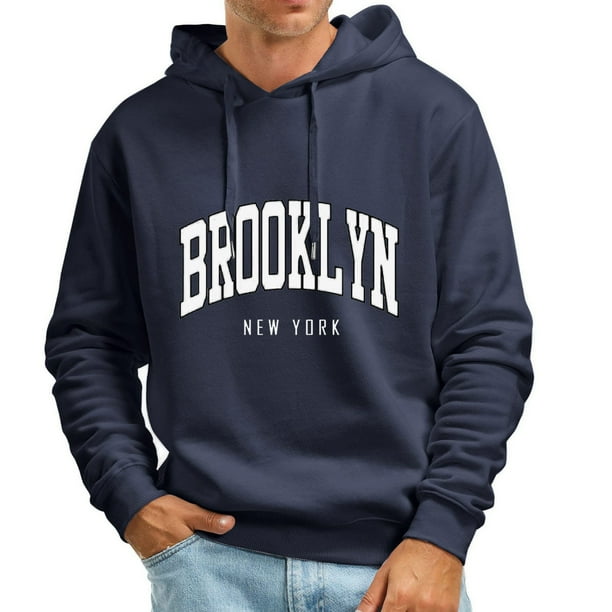 WILLBEST Sudaderas para Hombre, Ropa Deportiva Informal para Hombre, Sudadera con Capucha y Letras Grande