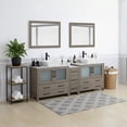 thumbnail image 3 of Vanity Art 84" Double Sink Freestanding Bathroom Vanity Set with Engineered Marble Top and Mirror, 3 of 10