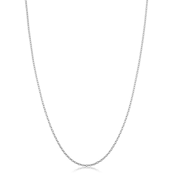 KoolJewelry 925 Sterling Silver Cable Chain Necklace (1.2 mm, 22 inch)