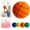 Orange, variant on Silent Basketball Size 3/5/7, Quiet Basketball Dribbling Indoor Foam Basketballs for Noise Free Play, Soft PU Airless Ball for Dorm Travel Training, Size 5