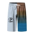 thumbnail image 3 of CHENge Men's Board Shorts No Liner Breathable Floral Swim Trunks Quick Dry Vacation Beach Shorts with Soft Mesh Lining Anti-Chafe Summer Swimwear, 3 of 5