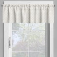 thumbnail image 2 of Ambesonne Beige Valance Pack of 2, Delicate Classical Rows, 54"X12", Eggshell White, 2 of 5