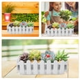 thumbnail image 1 of CATIEBYE Gardening Window Box Planter Panels Plastic White PP 1Set, 1 of 7