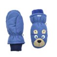 thumbnail image 1 of 6 pares de niños Mittens Invierno Impermeable Impermeable Dibujos animados Unisex Regalos Niños Suministros de esquí Adorables Actividades al aire libre para el clima frío azul Inevent HA059224-03B, 1 of 5