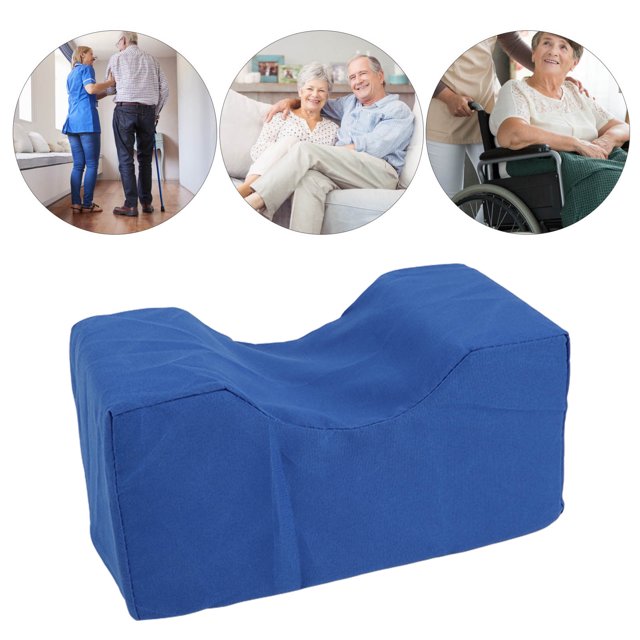 Ankle Pillow Foot Elevator with Premium Sponge, Adjust Able Height, Multifunctional Design, Detachable and Washable Cover for Leg Elevating, Bedsores Relief