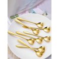 thumbnail image 3 of 8pcs Luxury Coffee Spoon, Heart Shaped Tea Spoon And Ice Cream Spoon, Perfect For Dessert, Gift Box Included, 3 of 5