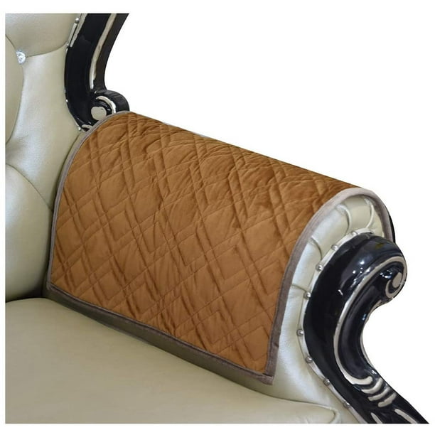 Nonslip Sofa Armrest Covers Arm, Leather Sofa Armrest Covers