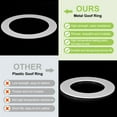 thumbnail image 4 of Uxcell Lighting Fixture for Recessed Can Downlights Light Trim Ring 3.2" ID 4.5" OD, 4 of 6