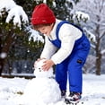 thumbnail image 6 of Valcatch Unisex Toddler Solid Color Snow Bib Overalls Waterproof Warm Down Puffer Snowsuit for Baby Boys Girls, 6 of 8