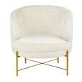 thumbnail image 5 of LumiSource Chloe Accent Chair, Gold/Emerald Green, 5 of 7