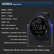 Digital Watch Watch For Men,Luxury Mens Watch,Mens Sport Watch, Mens LED Wrist Watch Military Watches Life Waterproof,Fathers Day Gifts under $10