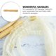 thumbnail image 4 of ColoMX Tripa de salchicha de cocina Tripa de salchicha elástica Tripa de salchicha de jamón natural Accesorio para salchichas, 4 of 8