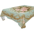 thumbnail image 4 of YAZAOO Square Tablecloth Floral Design Pattern Pattern Tableclothes, 4 of 9