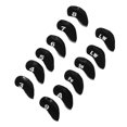 thumbnail image 5 of Nimomo 12 Uds. Fundas para Cabeza De Putter, Cubiertas para Cabeza De Palos De Golf, Chaqueta Protectora De Neopreno para Palos De Golf, Entrenamiento De Golfista, Uso Diario(Negro), 5 of 5