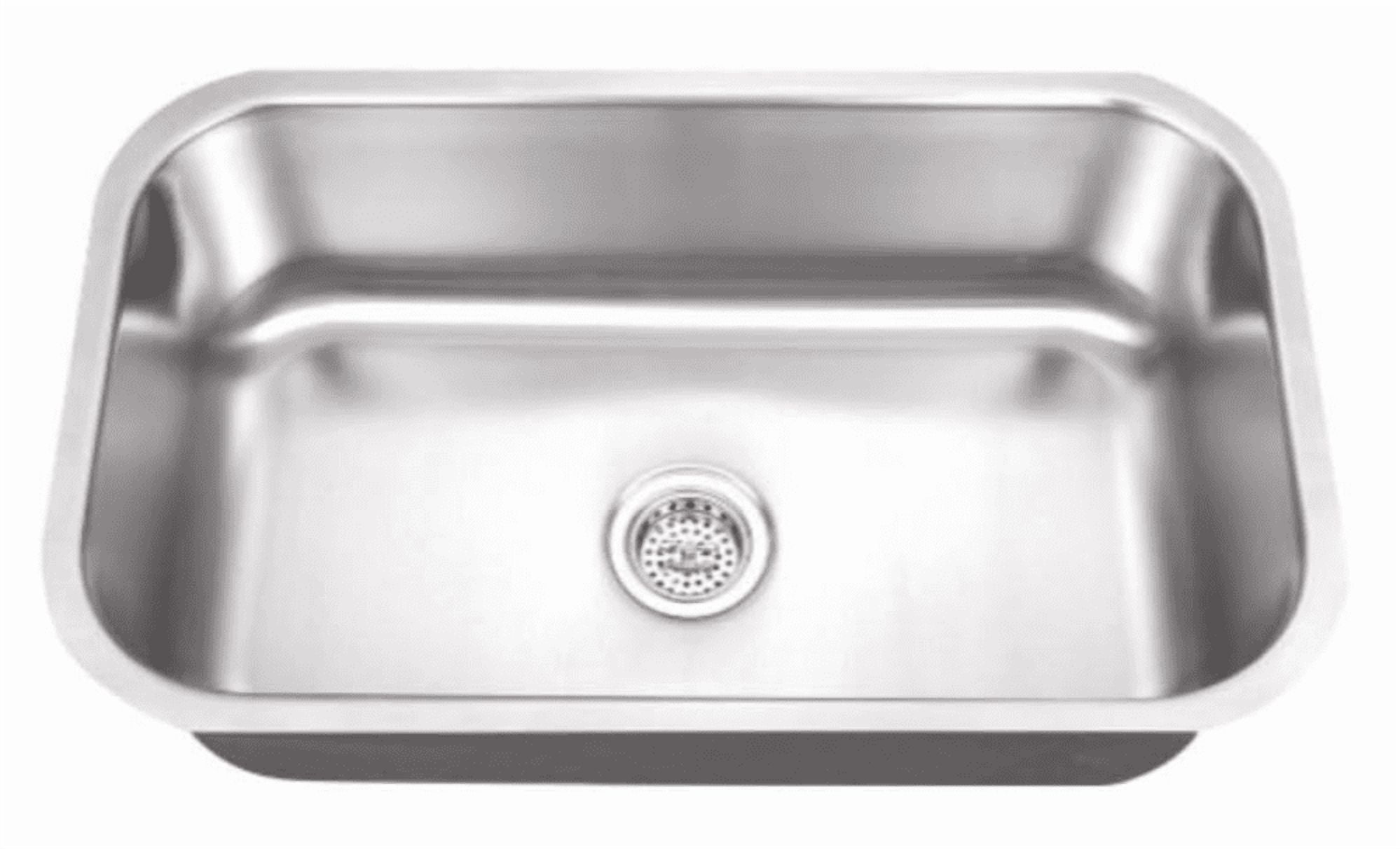 Magnolia Sinks Kitchen Sink Stainless Steel Undermount 30"x18", 18 gauge (30 inch Under-mount Single Bowl) No Rimming