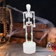 thumbnail image 4 of Adornos de calavera de plástico, decoraciones de Halloween, decoraciones luminosas de mesa para Halloween, decoraciones para fiestas de festivales de fantasmas, marcos de esqueletos, decoraciones para, 4 of 6