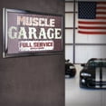 thumbnail image 3 of Muscle Garage Full Service Open 24 Hours Framed LED Sign, 3 of 6