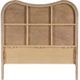 thumbnail image 5 of Meridian Furniture Windsor Solid Wood And Natural Cane Twin Bed, 5 of 11