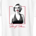 thumbnail image 3 of Marilyn Monroe - Black and White Square Short Sleeve Graphic T-Shirt, 3 of 5