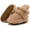 4099a Khaki, variant on Newborn Baby Boy Girl Soft Fleece Booties Stay On Infant Slippers Socks Shoe Non Skid Gripper Toddler First Walkers Winter Ankle Crib Shoes