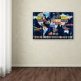thumbnail image 3 of Trademark Fine Art 'World Map 2016 Augustine' Canvas Art by Design Turnpike, 3 of 3