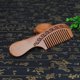 thumbnail image 3 of Juego de 8 piezas: madera con cepillo antiestático y sin cepillo hecho a mano para barba, cabello de cabeza, peines para hombres y mujeres, peine de dientes anchos, cepillo de bambú natural,, 3 of 5