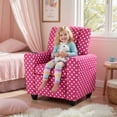 thumbnail image 4 of Infans Kids Recliner with Cup Holder w/Adjustable Backrest & Footrest for Boys & Girls, 4 of 7
