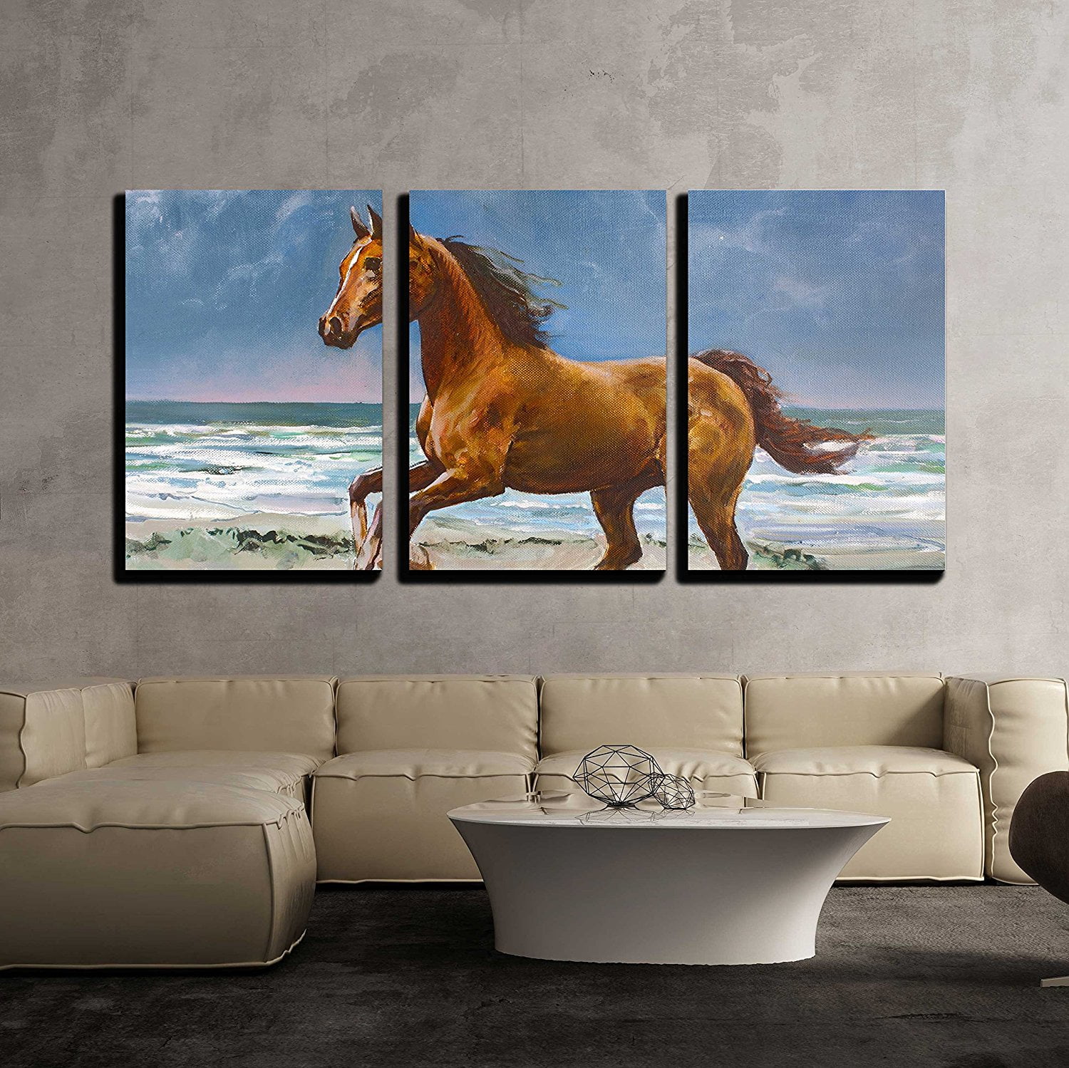 Art Poster Canvas Horse Gallop Animal Picture Bedroom Wall Kid Home Decor Gifts