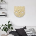 thumbnail image 5 of 8"" Wood Wall Clock Watch Non-ticking Battery Powered Indoor Classroom Office Hotel Shops Cafe Nursery - Cat, 5 of 8