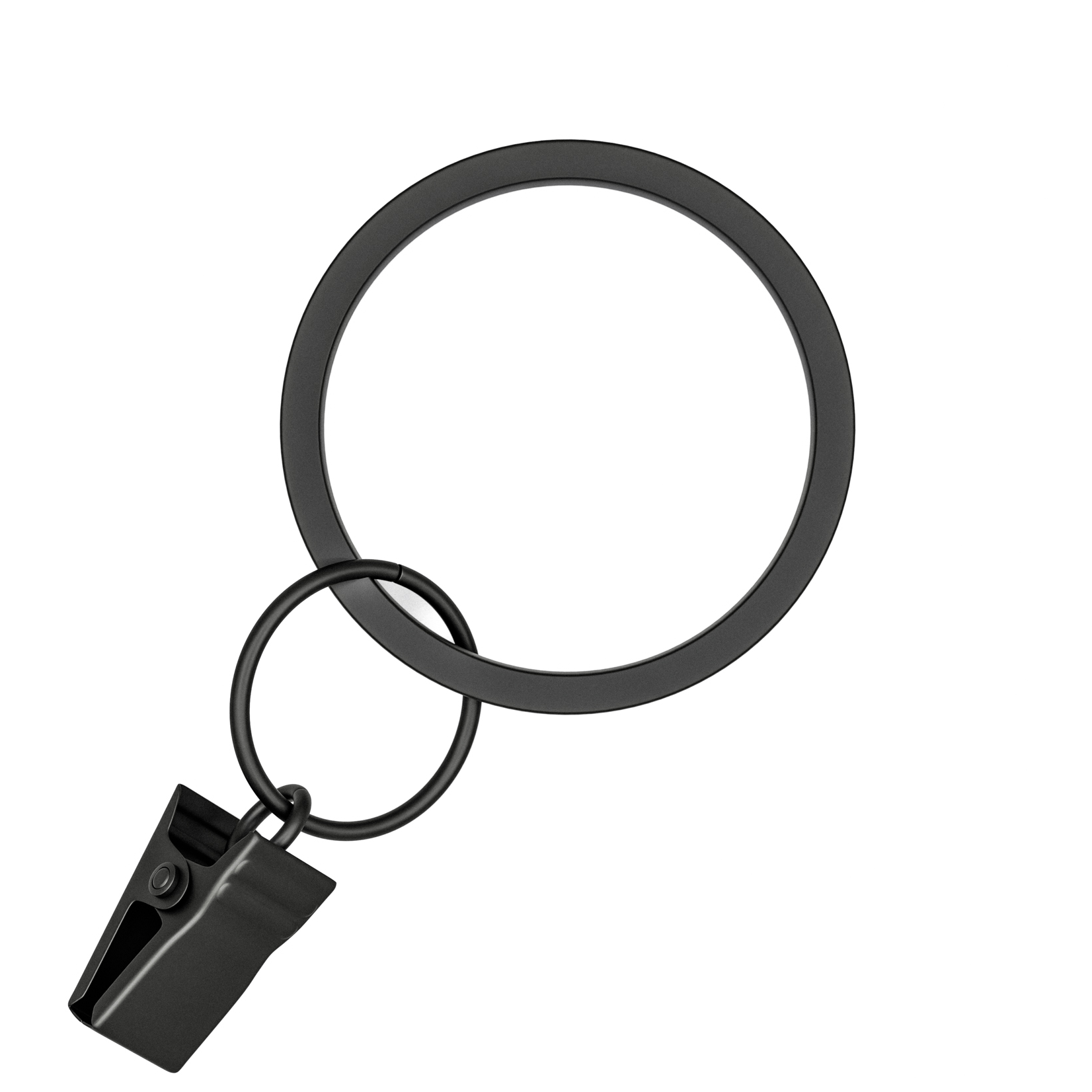 Better Homes & Gardens Matte Black Curtain Clip Rings (7 Pack)
