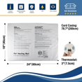 thumbnail image 3 of Pet Heating Pad, Adjustable Temperature Dog Cat Heating Pad with Timer, Indoor Pet Heating Pads for Cats Dogs with Chew Resistant Cord, Electric Pads for Dogs Cats, Pet Heated Mat(23.6*17.7in) LingWen 9024736132621, 3 of 5