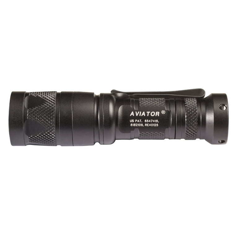 SureFire Aviator LED Flashlight, Dual Output, White/Red