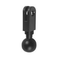 thumbnail image 1 of Visland Camera Mount Clamp 360-degree Swivel 17mm Ball Head Magic Arm with Clamp Camera Adapter Clip with 1/4" Thread for GoPro Camera, 1 of 8