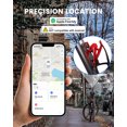 thumbnail image 4 of RAVEMEN Bike Tracker Compatible with Apple Find My, Rechargeable Anti-Theft Tracker for Bikes, 8-Month Power Life, Hidden Under Bottle Holder iOS Only, 4 of 8