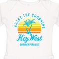 thumbnail image 4 of Inktastic Enjoy the Sunshine Key West Summer Paradise Boys or Girls Long Sleeve Baby Bodysuit, 4 of 5