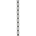thumbnail image 2 of Aspen Creative 21106-81,Steel 10 Feet Heavy Duty Chain for Hanging Up Maximum Weight 50 Pounds-Lighting Fixture/Swag Light/Plant in Oil Rubbed Bronze.9 Gauge., 2 of 5