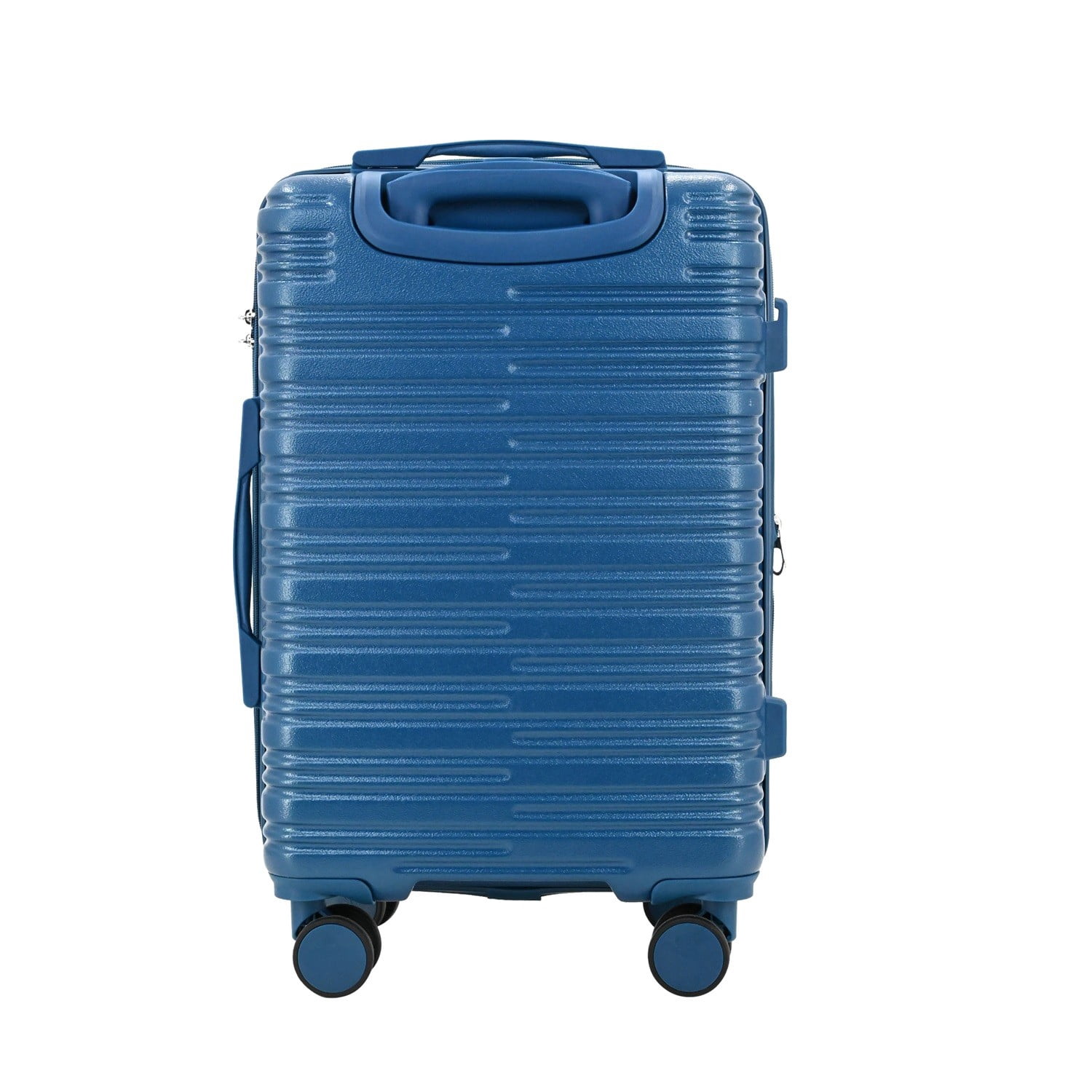 Expandable 20-inch Carry-On Hardside Luggage with 360° Spinner Wheels and Combination Lock, Bliss Blue