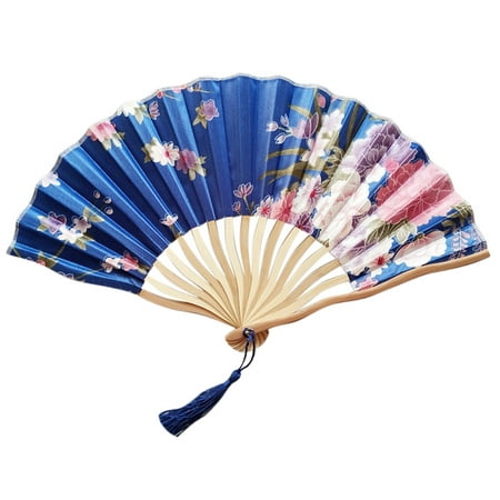 

knqrhpse Fans Chinese Style Hand Held Fan Bamboo Paper Folding Fan Party Wedding Decor desk fan