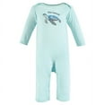 thumbnail image 3 of Touched by Nature Organic Cotton Coveralls, Endangered Sea Turtle, 3-6 Months, 3 of 4