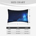 thumbnail image 4 of Pofeuu Futuristic Book Knowledge Print Polyester Microfiber Plush Pillowcases, Super Soft and Cozy Pillow Case Covers with Envelop Closure（Pillow core not included）-14"x20", 4 of 6