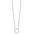 thumbnail image 3 of Diamond2Deal 925 Sterling Silver Polished Octagon Necklace for Women 1, 3 of 6