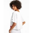 thumbnail image 2 of Champion Life Womens Heritage Crop Tee, L, Groovy Papaya, 2 of 4