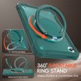 thumbnail image 3 of XYX For Samsung Galaxy Tab A9/ Tab A11 Case 8.7 inch, 360 Rotating Hand Grip, Shoulder Strap, Heavy Duty Drop Protection, Green, 3 of 7