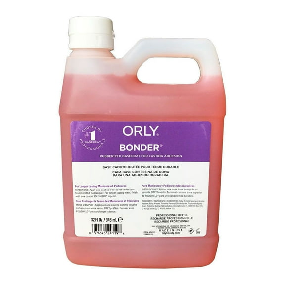 Orly Bonder Rubberized Base Coat For Lasting Adhesion 32 oz