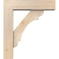 thumbnail image 3 of Ekena Millwork 7 1/2"W x 30"D x 34"H Olympic Block Smooth Bracket w/ Offset Brace, Douglas Fir, 3 of 25