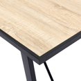 thumbnail image 3 of vidaXL Dining Table Oak 120x60x75 cm MDF, 3 of 4