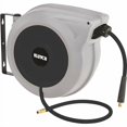 thumbnail image 2 of Klutch Heavy-Duty Auto-Rewind Air Hose Reel, With 3/8in. x 50ft. Hybrid Polymer Hose, 300 Max. PSI, 2 of 2